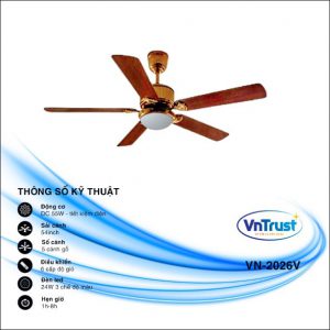 Quạt trần đèn tân cổ điển – VN2026V
