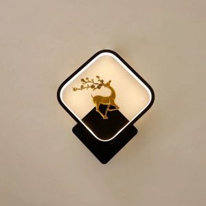 Đèn Trang Trí Treo Tường Hươu Vuông Trái - Đèn Gắn Tường LED VN-2522