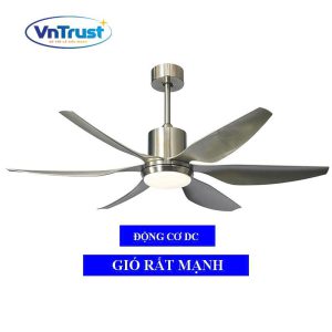 QUẠT TRẦN ĐÈN 6 CÁNH 6221-B_ DC 60W